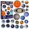 Magdum 22 Weltall Magnete Kinder für magnettafel - Magnet spielzeug kinder - Kühlschrankmagnete Kinder - Kühlschrank Magnete set Kinder -Spielzeug ab 3 jahre - Lernspiele ab 3 jahre - Planeten magnete
