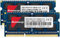 Kuesuny 8GB Kit (2X4GB) DDR3 1333MHz Sodimm Ram PC3 10600 PC3 10600S 1.5V CL9 204 Pin 2RX8 Dual Rank Non-ECC Unbuffered Memory Ram