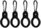 Froiny 4 Stücke Wasser Flaschenhalter Wasserkocher Hängende Schnalle Tragbare Silikon Carabiner Gürtelclip Für Outdoor Camping, Schwarz
