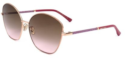 Jimmy Choo MARILIA/G/SK Gold fuchsia 63/15/140 Damen Sonnenbrillen