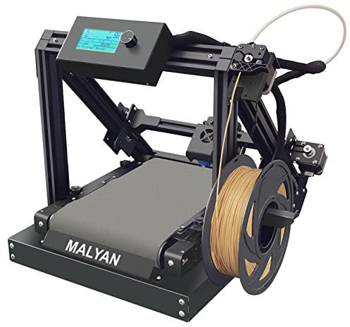 MALYAN MA21 FDM Belt 3D Drucker, Unbegrenzt Z-Achse GÜRtel Drucker Mit Förderband, Lautlosem Motherboard, für Cosplay Requisiten Druck, Farm Batch Druck, Druckgröße 200x180x∞ mm