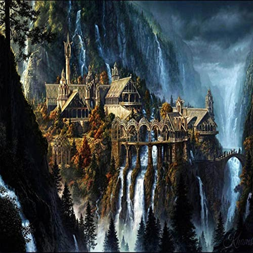 Amdieu Puzzle 6000 Teile Adult Puzzle Kingdom of Genie Puzzles Leading to Intellectual Development Opposite