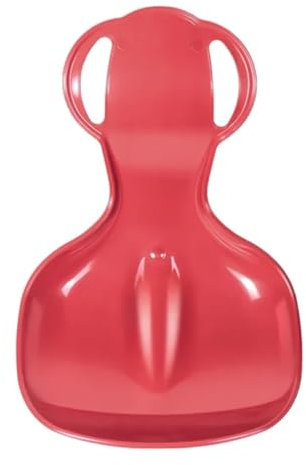 Prosperplast Sport Bear Schneerutscher aus Kunststoff Schnee Poporutscher Porutscher Schneeflitzer für Kinder (Rot)