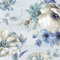 20 Servietten Vintage-Blumen blau | neutral | zeitlos | Tischdeko | Decoupage | Serviettentechnik 33x33cm
