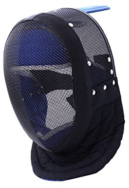 Harilla Fechthelm mit Innenfutter Comfort Fechtausrüstung Fechtmaske zum Üben, Normales XL