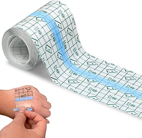 Tattoo Aftercare Transparent Waterproof Bandage,Stretch Adhesive Bandage,Second Skin Healing Protective Clear Adhesive Bandages for Tattoo Aftercare,Recovery,Plastic Cover,Protective Shield(2m*15cm)
