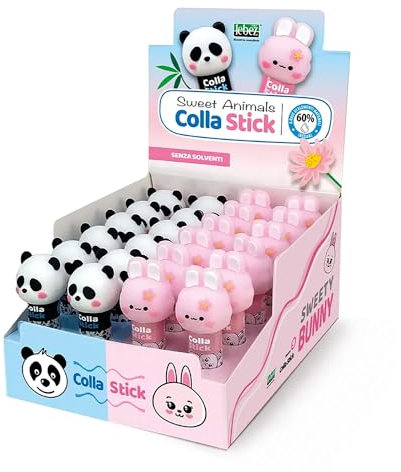 Colla Stick Panda/Coniglio Assortita