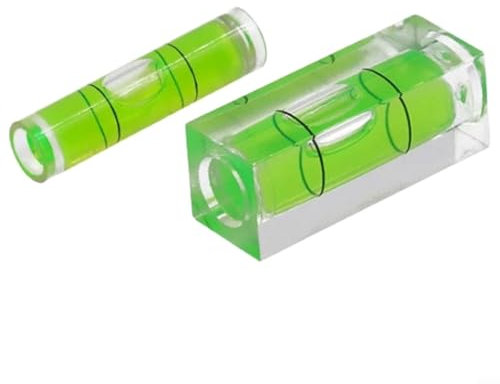 HEIBTENY Nivel de burbuja horizontal de alta precisión con nivel de burbuja, tira mecánica de 2 piezas