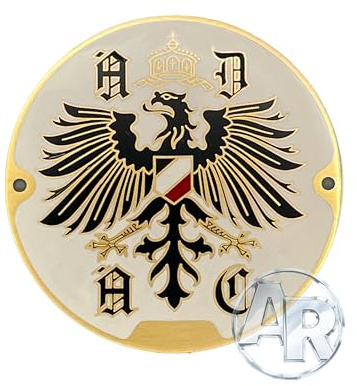 Generisch ADAC Autoplakette (1911-1919), Kunstemailliert, Original (Ohne Gravur – ADAC Autoplakette (1911-1919))