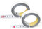 HERKINDNESS Maßband, 2 Stück Multifunktional Measuring Tape, Weiß Maßband Selbstklebend, Klare und Genaue Skala, Tape Measure für Messen von Werkbänken und Vertikalen Objekten