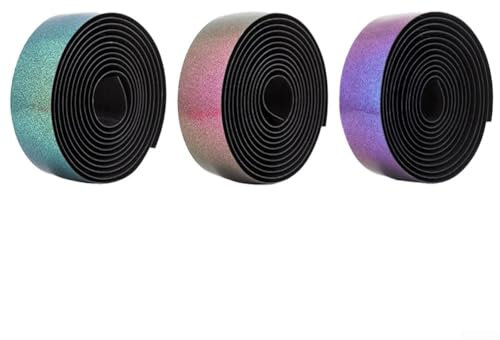 e ammortizzante bici da strada nastro manubrio, colore sfumato, antiscivolo (gradiente viola)