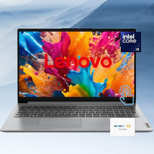 Lenovo 15.6 Touchscreen IdeaPad | 40GB RAM | 1.5TB Storage (1TB SSD & 512GB External Storage) | Intel 6-Core Processor | FHD (1920 x 1080) | HDMI | Bluetooth | Windows 11 Pro | w/WOWPC Bundle