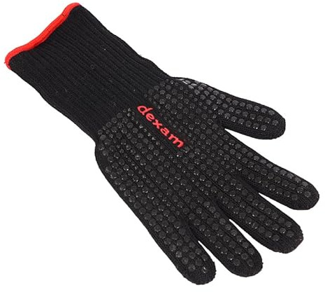 Dexam Heat Resistant Grilling Glove - Black