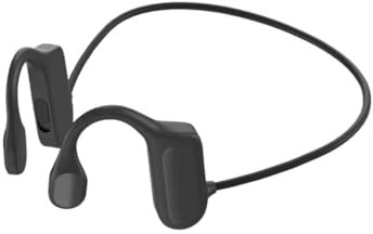 SHUGWA On-Ear Headset TWS Bone Conduction Headphones bluetooth 5.2 Earphones 360 Bend Arbitrarily Noise Reduction Headset Ear Hook Earbuds Bluetooth Headset