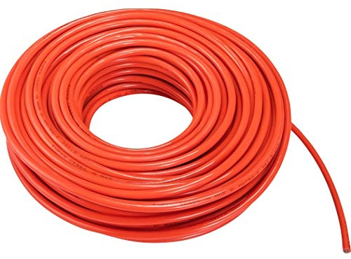 Mehrfarbige Elektrische Leitungen, H07BQ-F 3x1,5 mm, Gelb-Grün-Blau-Orange-Leuchtorange-Pink (Leucht orange, 20m)