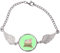 Care Trees Armband mit Engelsflügeln, Art-Deco, modisches Armband, M, Metall