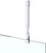 Barre stabilisatrice ronde réglable en acier inoxydable pour paroi de douche et plafond de 6 à 10 mm GS34 (300 à 450 mm)