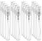 Yuomeaz 20PCS Mini Spray Bottles, 5ML Plastic Mini Atomiser Bottles, Travel Perfume Atomiser Spray Bottle Refillable Portable Empty Sample Bottle for Fine Mist Essential Oil (Clear)