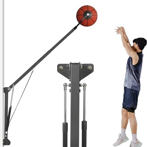 Basketball-Rebounder-Aufsatz, Hochleistungs-Basketball-Rebounder-Zubehör, Basketball-Trainingskorbständer, Faltbare Basketball-Rebound- und Schießausrüstung, for den Innen- und Außenbereich(Rubber Bal