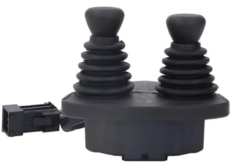 Fafeicy Reemplazo de Joystick de Doble Manija 335 336 Cargador de Tractores de Carretillas Elevadoras 7919040052 Controlador de Asa de Aleación de Aluminio