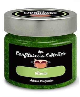 Confiture artisanale de Kiwis d'Île de France - 220g