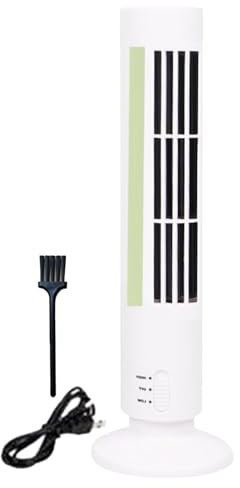 Standing Fans For Home | Bladeless Electric Vertical Fan | Energy-Saving Quiet Floor Fan For Work -Area, Dormitory, Home, Travel