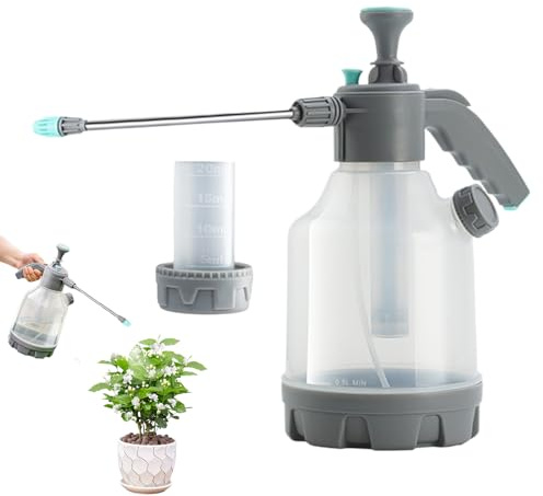 Holdes Sprühflasche mit manueller Pumpe für Garten und Haus, 3 l, tragbar, für Garten | tragbare Gießkanne mit Verlängerungsarm, großer Tank für die Reinigung im und