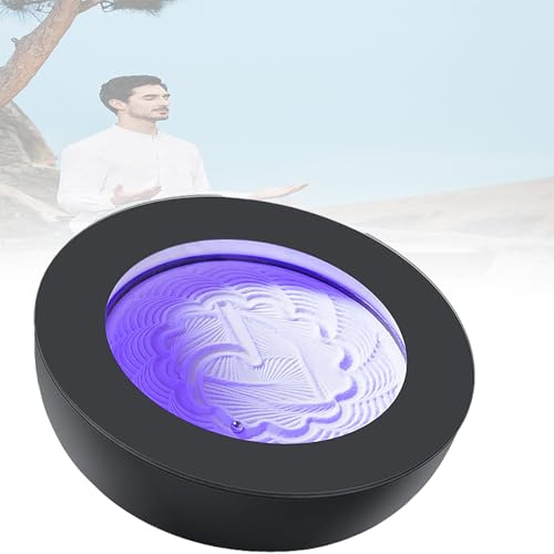 Wsexyy Drift Magnetic Moving Sand Art, Automatic Zen Sand Garden with 7 Color LED Lights, 19 Patterns, Smart App Control, Meditation Accessories, for Relaxation and Stress Relief