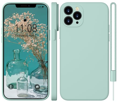 WXX für iPhone 11 Pro Hülle Silikon Case 5.8'' Mint Grün | Handyhülle Dünn Slim mit Microfiber,Kratzfeste Rundumschutz Case Hülle für iPhone 11 Pro