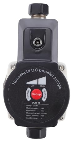 ViaGasaFamido Pompe de Surpression de Douche 70 W – 428 GPH Surpresseur D'eau pour la Maison (24 V Sûr, 40 DB Silencieux, Mode Automatique sans Pression, IP64, Fonte et Acier inoxydable) (#1)