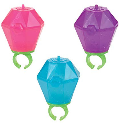 Shimmer & Shine GFL91 - Mini Dschinnis Surprise Ring Sortiment im Thekendisplay, mehrfarbig