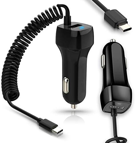 Auto Ladekabel für Huawei Mate 20 Pro Kfz Ladegerät Handy Tablet Gerät USB Typ-C Lade Kabel