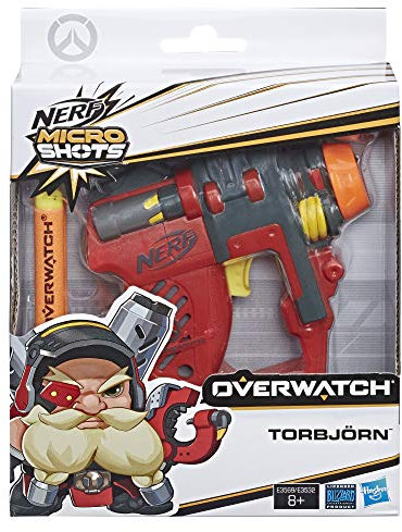 Nerf Overwatch MicroShots: Torbjorn, Klassiker-Blaster im Mikroformat
