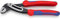 KNIPEX Alligator Wasserpumpenzange auf SB-Karte mit Mehrkomponenten-Hüllen schwarz atramentiert 180 mm, 88 02 180 SB