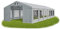 Partyzelt 8x12m wasserdicht grau Zelt 560g/m² PVC Plane ganzjährig stahlseile Gartenzelt Winter Plus SD