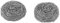 VIGAR Lot de 2 pièces de Rechange pour Brosse à Vaisselle avec éponge en métal, Gris, Moyen