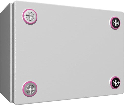 Rittal KX Stahl Wandanschlusskasten RAL 7035 IP66, HxBxT 150 mm, 200 mm x 120 mm