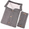 Schlafsack Neugeborener Kinderwagen Schlafsack Winter Warme Decke Baby Schlafsack + Handlauf 2Er-Set-Grau