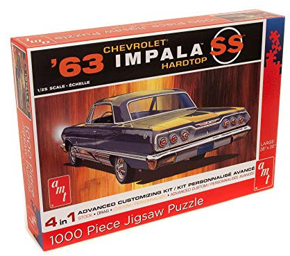 Jigsaw Puzzle Chevrolet Impala SS Hardtop 1963 - 1:25 - AMT