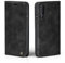 LBH Handyhülle für Samsung Galaxy A50 in Schwarz mit Karten- und Geldfach Smartphone Hülle mit Standfunktion Flip Case Schutzhülle Magnetverschluss Vintage