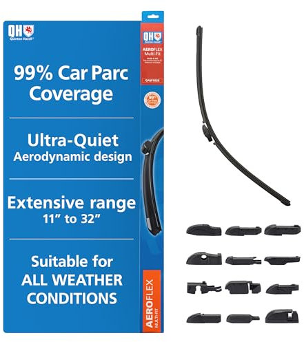 Quinton Hazell Aeroflex Ersatz-Multi-Fit-Frontscheibenwischerblatt, 30 / 760 mm