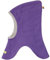 loud + proud Unisex Kinder Lt1 Schlupfmütze Fleece, GOTS Zertifiziert Sturmhaube, Violet, 110/116 EU
