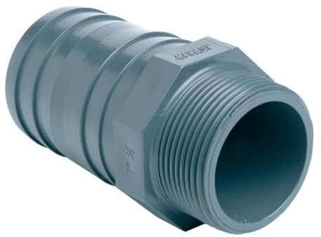 jardiboutique - Raccord 1 pouce 1/4 male à visser et 40/42 mm cannelé