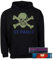 FC St. Pauli - Kapuzenpullover Hoodie Cross Stitch Totenkopf - schwarz + 2X FANERGY Traubenzucker (as3, Alpha, 3X_l, Regular, Regular)