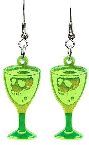 Ohrringe Creolen Ohrringe Silber 925 „Halloween-Katzenohrringe, die im Dunkeln leuchten, perfekt für Halloween- und Tag-der-Feierlichkeiten.“ Mond Ohrringe Echt Silber (A, One Size)