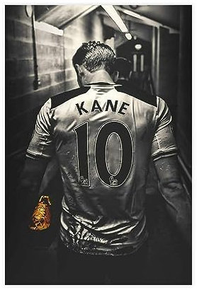 VOLBOZ Harry Poster & Kane Englischer professioneller Fußballer Retro Poster Leinwand Poster Wandkunst Dekor Druck Bild Gemälde für Wohnzimmer Schlafzimmer Dekoration ungerahmt 20 x 30 cm