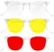 Blaulichtfilter Brille Herren und Damen Satz 3 Rote, Gelbe Blaulichtfilter Brille Damen Blue Light Glasses Blaulicht Brille Blaufilter Brille Herren Blaufilter Brille Damen Brille Mit Blaulichtfilter