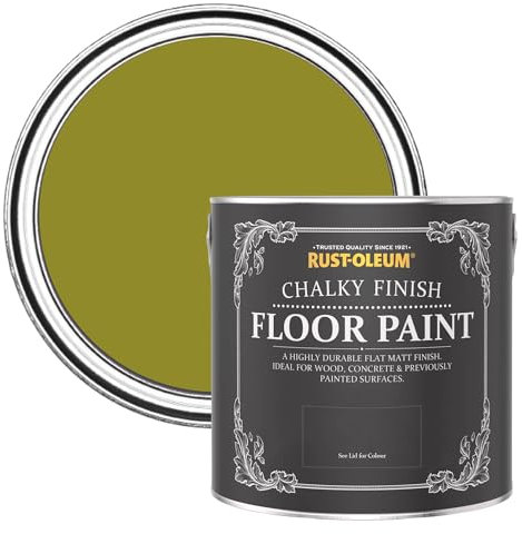 Rust-Oleum Green Scratch-Resistant Floor Paint in Matt Finish - Pickled Olive 2.5L