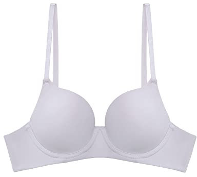 Generico Coppe Silicone Adesive Reggiseni Invisibili Donna Reggiseno Donna per Modellare Corpo e per la della Schiena Plus Up Reggiseno Casual Coppe Silicone Adesive Reggiseni Invisibili (Grey, 32)