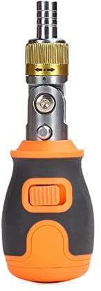 LIUZIKUN Ratchet Screwdriver Two-Way Multi-Function Screwdriver Set Replaceable Hand Screw Driver Multi-Angle Labor-Saving